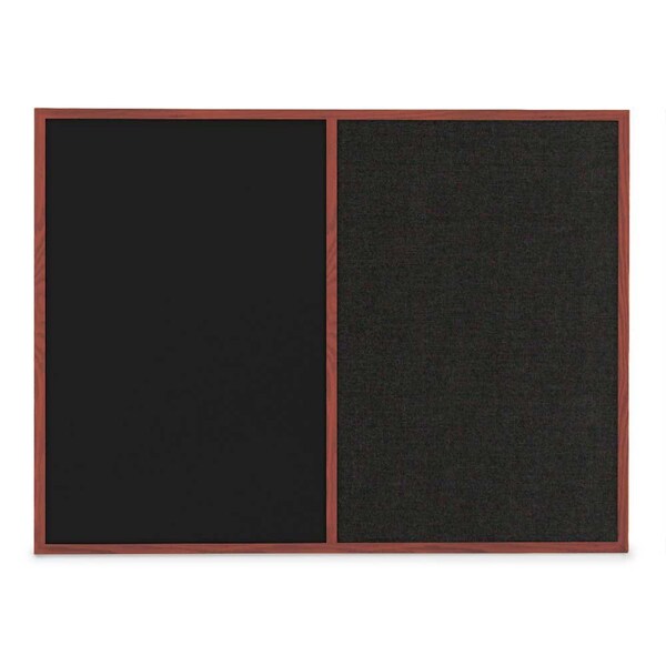 Slim Style Indoor Enclosed Corkboard, 48